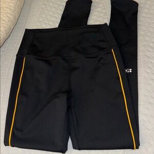 Splits59 yellow striped leggings